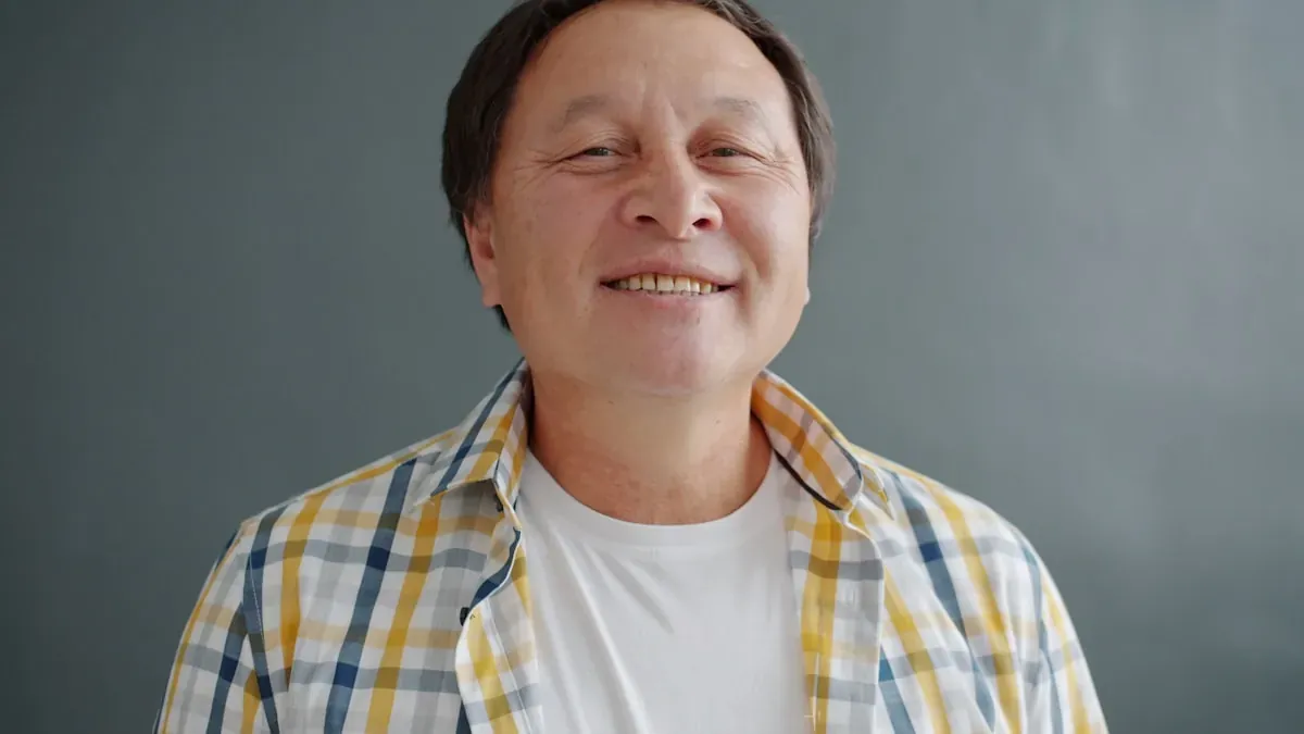 Low testosterone treatment in Lahore: a smiling middle-aged man in a checked shirt