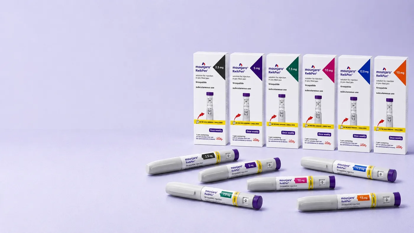 Mounjaro tirzepatide injection pens in Lahore, six strengths