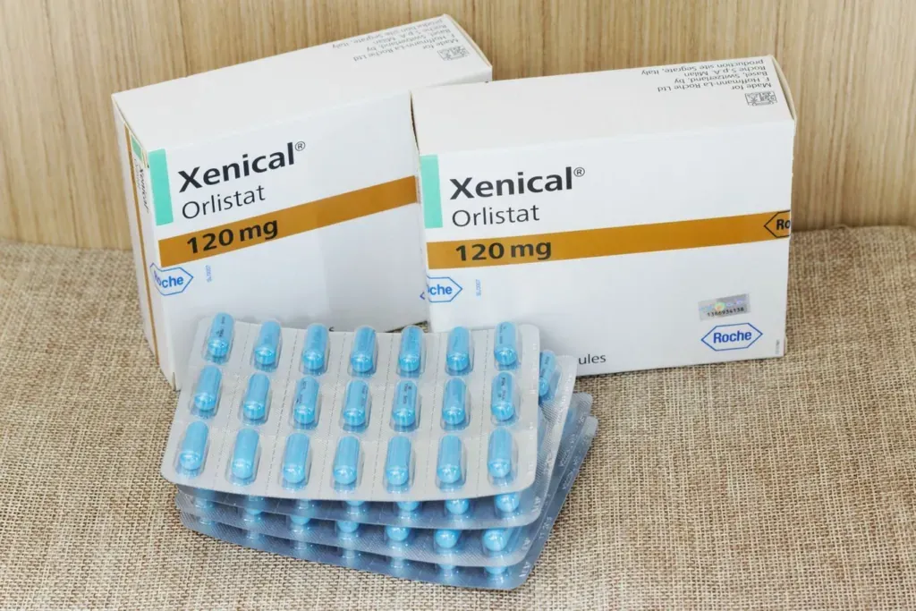 Orlistat in Pakistan: Xenical 120 mg capsules and packs